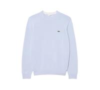 Lacoste - Maglione Girocollo in Cotone Monocromatico - - Knitwear - Uomo - Blu - 2XL