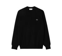 Lacoste Pullover girocollo in lana Nero-031 da Uomo VII / 2XL Nero