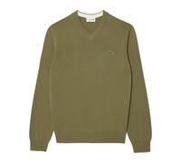 Lacoste - Maglione in Cotone con Scollo a V - - Knitwear - Uomo - Verde - S