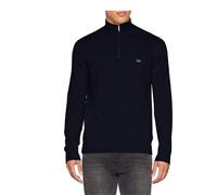 Lacoste - Maglione in Lana con Mezza Zip - - Knitwear - Uomo - Blu - S