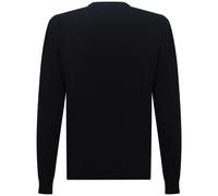 LACOSTE - Maglione nero con mini logo per uomo