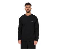 Lacoste Fleece Crew Neck Sweatshirt men Sweatshirts black in taglia:S