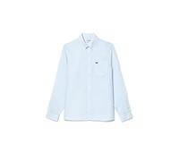 Lacoste-Men S L/S Woven SHIRT-CH5692-00, Blu Chiaro, L/XL - 43