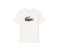 T-shirt da uomo Lacoste SPORT 3D Print Crocodile Breathable Jersey T-shirt - Bianco L