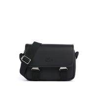 Lacoste Mens Classic Borsa a tracolla nero, pelle sintetica, uomo