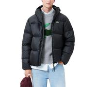 Giacca con cappuccio Lacoste Blouson Puffer Logo nero puro - S-M