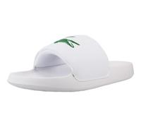 Lacoste Men's Serve Slide 1.0, Sandali Uomo, Wht/Grn, 46 EU