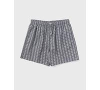 Lacoste Mid Length Monogram Print Swim Trunks men Swimwear grey in taglia:S