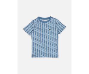 Lacoste - Monogram Print Tee Blu - Abbigliamento 12A Blu