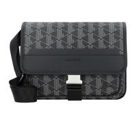 The Blend Grain Lather Shoulder Bag Large by Lacoste T.U Nero