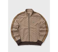 Lacoste MONOGRAM TRACKJACKET men Track Jackets brown in taglia:L
