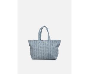 Lacoste - Neocroc Large Shopping Bag In Monogram J Blu - Borse T.U Blu