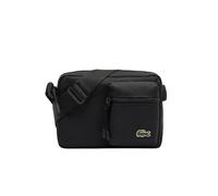 Lacoste Neocroc Reporter Bag, Borsa da rinvio Uomo, Nero/Bianco