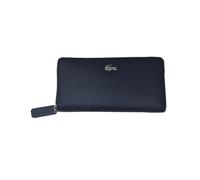 Lacoste NF4776OV - Portafoglio da donna con cerniera, grande, colore: Blu