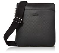 Lacoste NH2815CE Borsa a tracolla piatta CHANTACO da uomo, nera, taglia unica