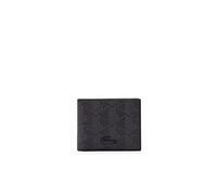 Lacoste Nh3697lx, Accessori da Viaggio-Portafogli Uomo, Monogramma Allover Nero Grigio, Taglia Unica