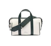 Lacoste Nilly Petit Piqué Boston Borsa, Farina/Verde Scuro, Taglia Unica