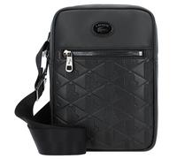 Lacoste Nomogramme Borsa a tracolla nero, pelle sintetica, uomo