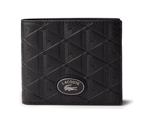 Lacoste Nomogramme Portafoglio Pelle 11.5 cm nero