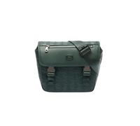 Lacoste Nomogramme Small Flap Close Messenger Bag, Borsa Uomo, Verde Scuro, One Size