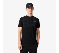 Lacoste Novak Djokovic Maglietta Uomini-Nero in nero, Taglia: XXL