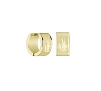 Lacoste Orecchini Cerchio Placcati Oro Backhand 2040436 - Orecchini