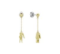 Lacoste Orecchini Pendenti Placcati Oro Coccodrillo 2040472 - Orecchini