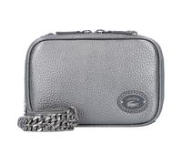 Lacoste Origin Croc Borsa a tracolla Pelle 16 cm color argento