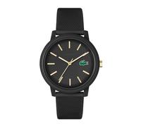 Lacoste Orologio Analogico al Quarzo da Uomo Collezione LACOSTE.12.12 con Cinturino in Silicone Nero - 2011233