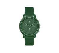 Lacoste Orologio con Cronografo al Quarzo da Uomo Collezione LACOSTE.12.12 CHRONO con Cinturino in Silicone Verde - 2011245