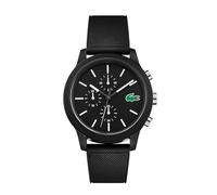 Lacoste Orologio con Cronografo al Quarzo da Uomo Collezione LACOSTE.12.12 con Cinturino in Silicone Nero - 2010972