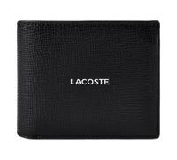 Lacoste Ossian Portafoglio Protezione RFID Vera Pelle 12 cm nero