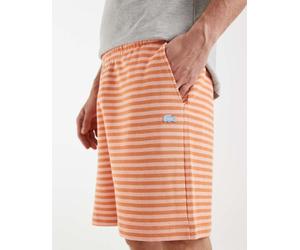 Lacoste - Pantaloncini arancioni con righe a contrasto-Arancione S