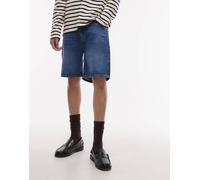 Lacoste - Pantaloncini di jeans lavaggio blu scuro W30