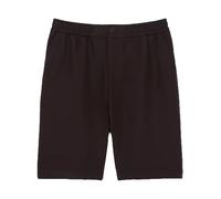 Lacoste - Pantaloncini in Twill di Misto Lino Regular Fit - -Shorts -Uomo -Marrone -M