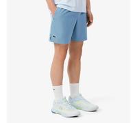 Pantaloncini da tennis da uomo Lacoste Ultra Dry Reflective - grayish blue - Blu (S)