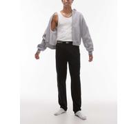 Lacoste - Pantaloni da casa neri con fascia in vita-Nero M