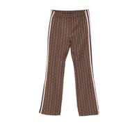 Lacoste - Pantaloni della tuta svasati con monogramma - -Trousers -Donna -Marrone -S