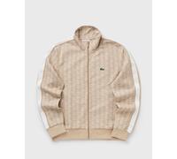 Lacoste Paris Zip-Up Jacquard Track Jacket men Track Jackets beige in taglia:S