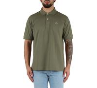 Lacoste Petit piqué - Polo da Uomo, a Maniche Corte, in Cotone, Taglia M, Colore: Cachi, Cachi, M
