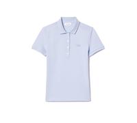 Lacoste, ,Tops ,Donna ,Blu ,M L.12.D Polo Slim Fit Elasticizzata in Mini Piqué
