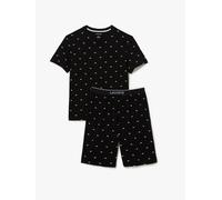 LACOSTE Pigiama corto nero / bianco Uomo - Premium - Biancheria e abbigliamento da mare - Intimo - Pigiami LACOSTE XL