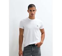 Lacoste - Pima - T-shirt bianca con logo-Bianco 48-49