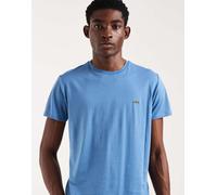 Lacoste - Pima - T-shirt in cotone blu medio con logo 34