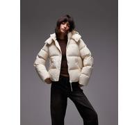 Lacoste - Piumino color crema-Bianco XS