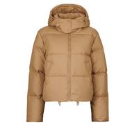 Lacoste Piumino Doudoune courte à capuche en plumes in Beige IT 42