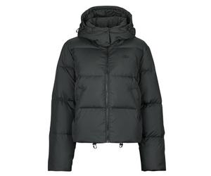 Lacoste Piumino Doudoune courte à capuche en plumes in Nero IT 44