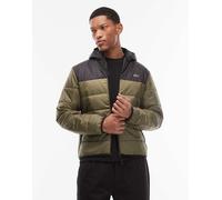 Lacoste - Piumino in due colori nero e oliva-Verde 35-37