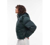 Lacoste - Piumino verde scuro con zip XL