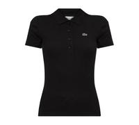 Lacoste - Polo a Coste con Patch Logo - - Tops - Donna - Nero - S